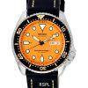 Seiko Automatic Diver's Ratio Black Leather SKX011J1-LS2 200M Men's Watch