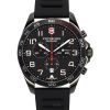 Victorinox Swiss Army Fieldforce Sport Chronograph Rubber Strap Black Dial Quartz 241889 100M Men's Watch