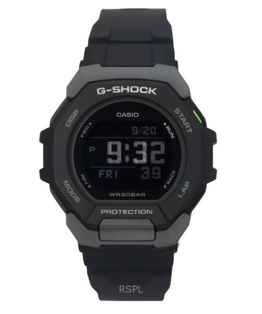 Casio G-Shock G-Squad Digital Smartphone Link Bio-Based Resin Quartz GBD-300-1 200M Men's Watch