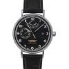 Iron Annie Amazonas Impression Leather Strap Black Dial Automatic 59602 Men's Watch