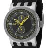 Invicta DNA Silicone Strap Grey And Black Multifunction Dial Quartz 44225 100M Mens Watch