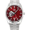 Orient Classic Contemporary Stainless Steel Red Open Heart Dial Automatic RA-AR0010R Men's Watch