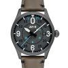 AVI-8 Spitfire Smith Salisbury Leather Strap Grey Dial Automatic AV-4090-04 Men's Watch