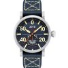 AVI-8 Dambuster Chadwick Meca-Quartz Cobalt Blue Leather Strap Blue Dial AV-4113-01 Men's Watch