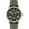 AVI-8 Dambuster Chadwick Meca-Quartz Forest Green Leather Strap Green Dial AV-4113-02 Men's Watch