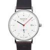 Bauhaus Classic Leather Strap White Dial Quartz 21301 Men's Watch