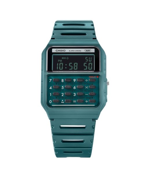 Casio POP Vintage Calculator Digital Green Bio-Based Resin Strap Quartz CA-53WB-3B Unisex Watch