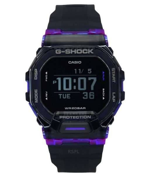 Casio G-Shock G-Squad Digital Smartphone Link Resin Strap Quartz GBD-200SM-1A6 200M Men's Watch