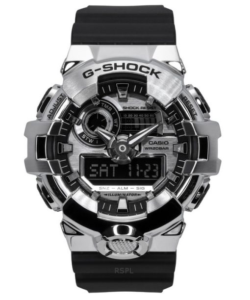 Casio G-Shock G-Steel Analog Digital Resin Strap Silver Dial Quartz GM-700-1A 200M Men's Watch