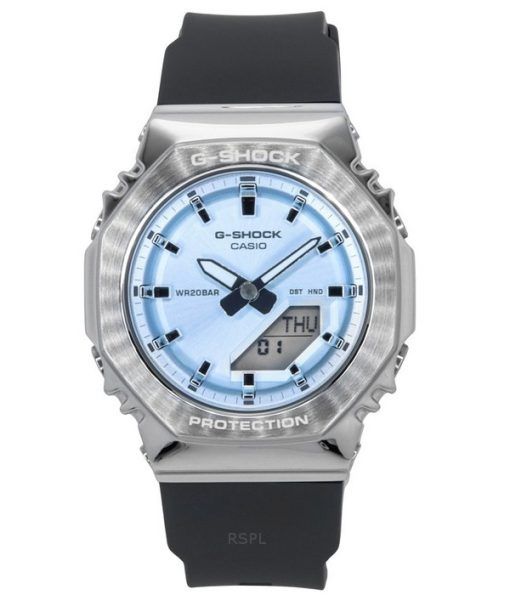 Casio G-Shock Analog Digital Bio-Based Resin Strap Light Blue Dial Quartz GM-S2110-2A 200M Women's Watch