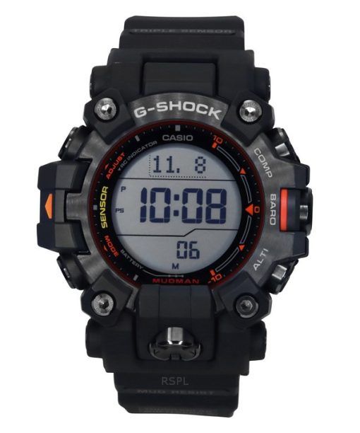 Casio G-Shock Master Of G-Land Mudman Digital Bio-Based Resin Strap Solar GW-9500MEC-1 200M Men's Watch