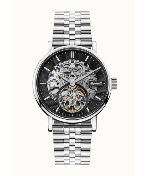 Ingersoll The Charles Stainless Steel Black Skeleton Dial Automatic I05804B Men's Watch