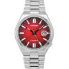 Citizen Tsuyosa Stainless Steel Burgundy Dial Automatic NJ0150-56W Men's Watch