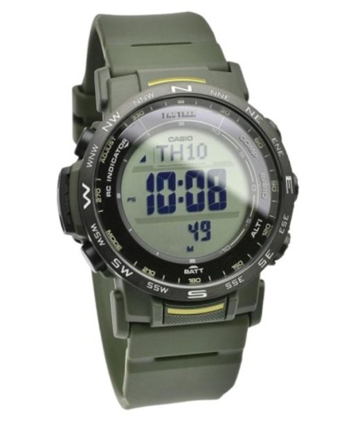 Casio Pro Trek Digital Bio-Based Resin Strap Tough Solar PRW-35Y-3B 100M Unisex Watch