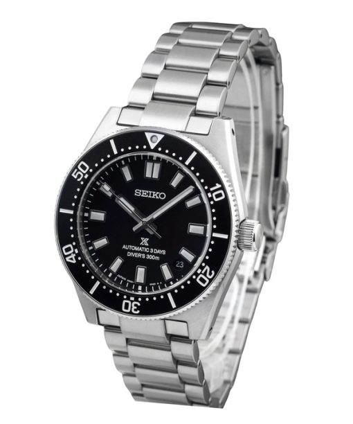 Seiko Prospex Stainless Steel Black Dial Automatic Diver's SPB453J1 300M Men's Watch