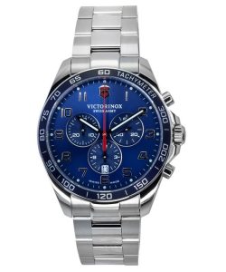 Victorinox FieldForce Classic Chronograph Stainless Steel Blue Dial Quartz 241901 100M Men's Watch