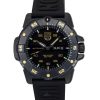 Luminox Master Carbon SEAL Limited Edition Rubber Strap Black Dial Automatic Diver's XS.3865.GOLD 200M Men's Watch