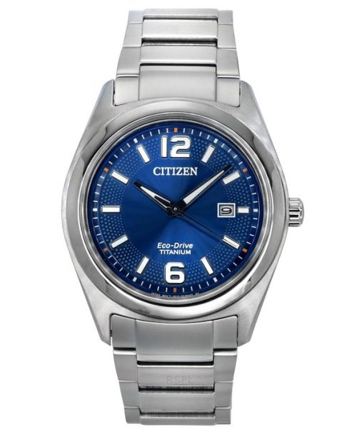 Citizen Super Titanium Blue Dial Eco-Drive AW1641-81L Men's Watch