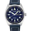 Citizen Eco-Drive Super Titanium Blue Leather Strap Blue Dial BM8560-45L 100M Men's Watch